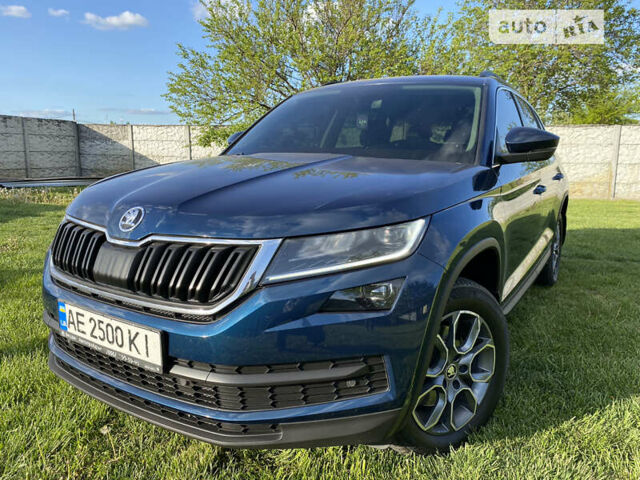 Синий Шкода Kodiaq, объемом двигателя 1.97 л и пробегом 115 тыс. км за 33500 $, фото 1 на Automoto.ua