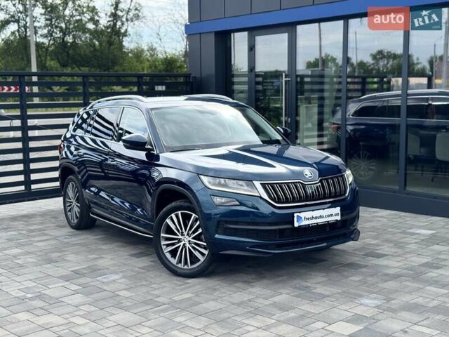 Синій Шкода Kodiaq, об'ємом двигуна 2 л та пробігом 104 тис. км за 33900 $, фото 1 на Automoto.ua