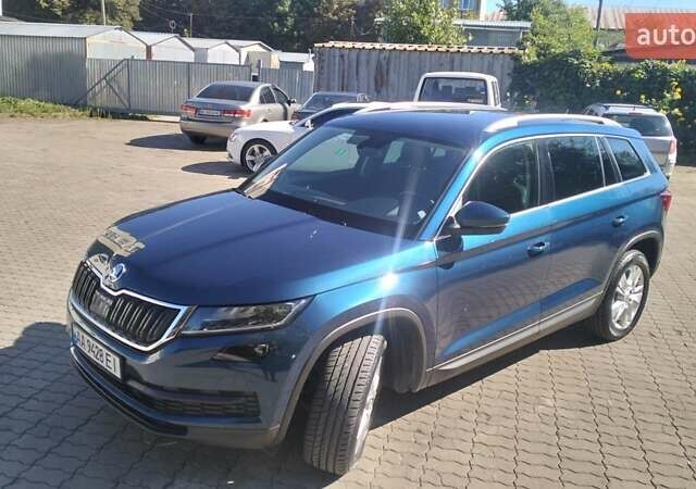 Синий Шкода Kodiaq, объемом двигателя 1.97 л и пробегом 118 тыс. км за 27400 $, фото 1 на Automoto.ua
