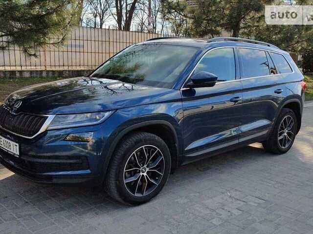 Синий Шкода Kodiaq, объемом двигателя 2 л и пробегом 44 тыс. км за 37000 $, фото 1 на Automoto.ua