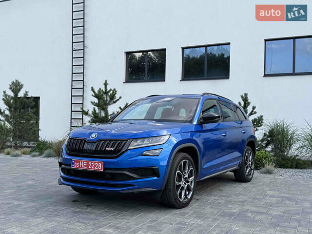 Синий Шкода Kodiaq, объемом двигателя 1.97 л и пробегом 183 тыс. км за 37900 $, фото 1 на Automoto.ua