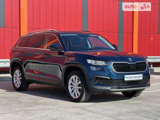 Синий Шкода Kodiaq, объемом двигателя 1.97 л и пробегом 65 тыс. км за 37600 $, фото 1 на Automoto.ua