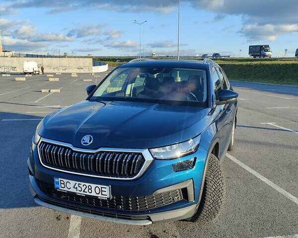 Синий Шкода Kodiaq, объемом двигателя 1.98 л и пробегом 50 тыс. км за 33500 $, фото 1 на Automoto.ua
