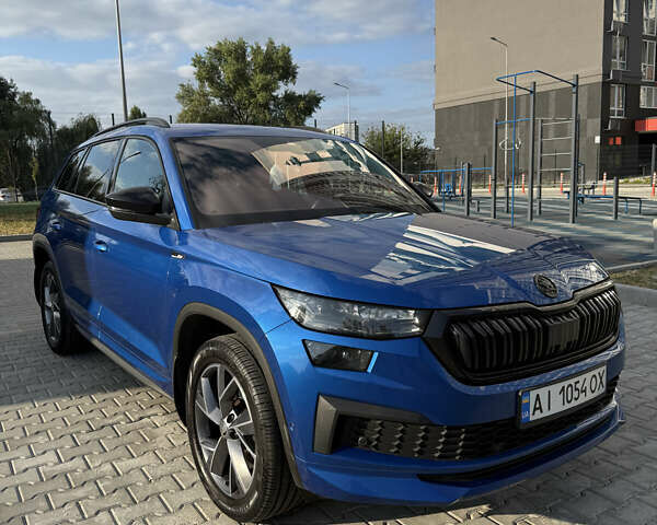 Синий Шкода Kodiaq, объемом двигателя 1.98 л и пробегом 71 тыс. км за 39500 $, фото 1 на Automoto.ua
