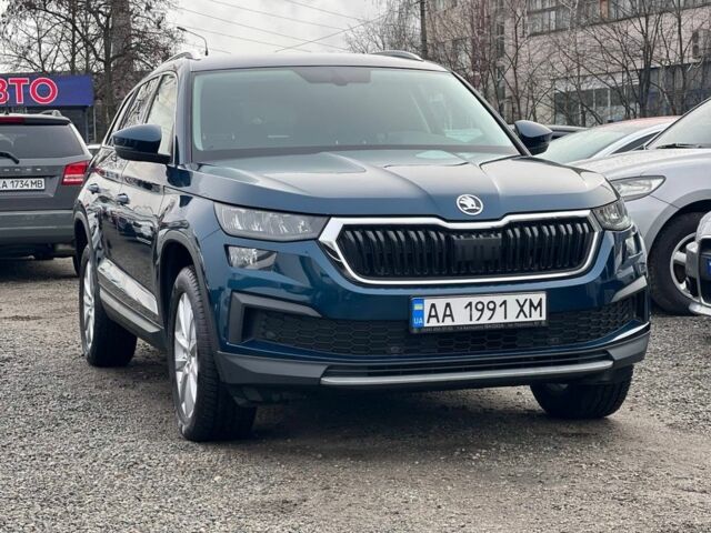 Синий Шкода Kodiaq, объемом двигателя 2 л и пробегом 60 тыс. км за 37000 $, фото 1 на Automoto.ua