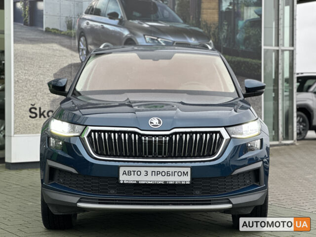 Синий Шкода Kodiaq, объемом двигателя 2 л и пробегом 79 тыс. км за 36061 $, фото 1 на Automoto.ua