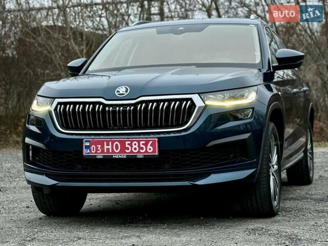 Синий Шкода Kodiaq, объемом двигателя 1.97 л и пробегом 104 тыс. км за 39999 $, фото 1 на Automoto.ua