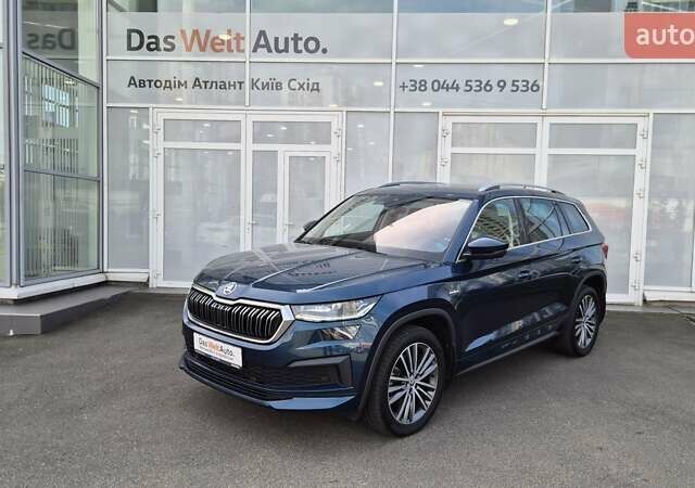 Шкода Kodiaq 2023 в Киеве на Automoto.ua Синий Шкода Kodiaq, объемом двигателя 1.97 л и пробегом 88 тыс. км за 41500 $, фото 1 на Automoto.ua