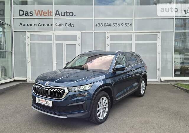 Синий Шкода Kodiaq, объемом двигателя 1.97 л и пробегом 26 тыс. км за 40800 $, фото 1 на Automoto.ua