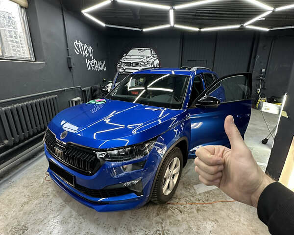 Шкода Kodiaq 2024 в Киеве на Automoto.ua Синий Шкода Kodiaq, объемом двигателя 1.97 л и пробегом 13 тыс. км за 49200 $, фото 1 на Automoto.ua