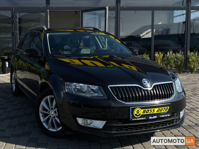 Черный Шкода Octavia A7, объемом двигателя 1.6 л и пробегом 132 тыс. км за 13800 $, фото 1 на Automoto.ua