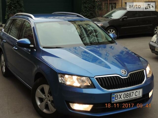 Синій Шкода Octavia A7, об'ємом двигуна 1.6 л та пробігом 188 тис. км за 12000 $, фото 1 на Automoto.ua