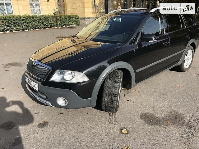 Чорний Шкода Octavia Scout, об'ємом двигуна 2 л та пробігом 240 тис. км за 8500 $, фото 1 на Automoto.ua