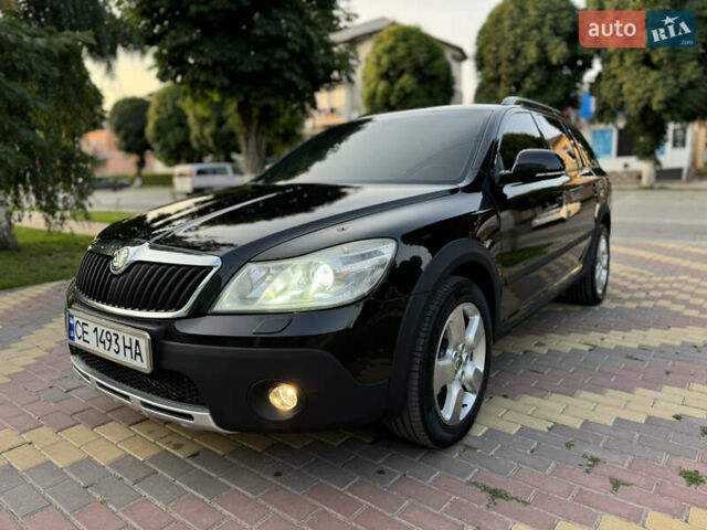 Шкода Октавия Скаут 2011 в Сокинянах на Automoto.ua Черный Шкода Октавия Скаут, объемом двигателя 2 л и пробегом 306 тыс. км за 10499 $, фото 1 на Automoto.ua