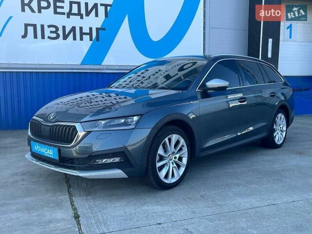 Серый Шкода Октавия Скаут, объемом двигателя 1.97 л и пробегом 201 тыс. км за 23500 $, фото 1 на Automoto.ua