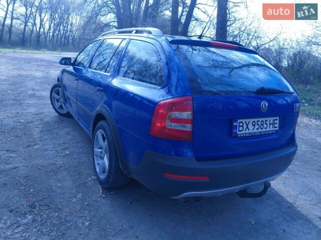 Синій Шкода Octavia Scout, об'ємом двигуна 2 л та пробігом 294 тис. км за 7777 $, фото 1 на Automoto.ua