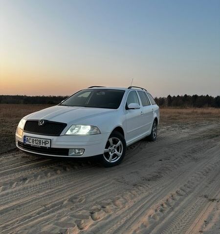 Белый Шкода Октавия, объемом двигателя 1.9 л и пробегом 242 тыс. км за 8000 $, фото 1 на Automoto.ua