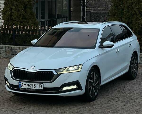 Белый Шкода Октавия, объемом двигателя 2 л и пробегом 201 тыс. км за 19900 $, фото 1 на Automoto.ua