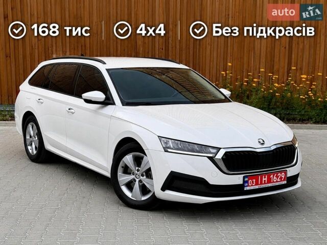 Белый Шкода Октавия, объемом двигателя 2 л и пробегом 168 тыс. км за 21580 $, фото 1 на Automoto.ua