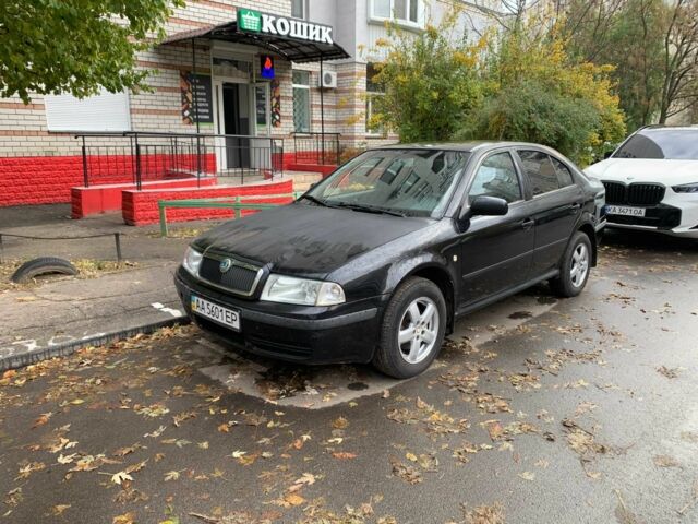Черный Шкода Октавия, объемом двигателя 2 л и пробегом 340 тыс. км за 5200 $, фото 1 на Automoto.ua
