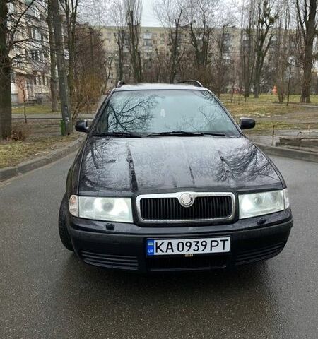 Черный Шкода Октавия, объемом двигателя 1.98 л и пробегом 266 тыс. км за 4150 $, фото 1 на Automoto.ua