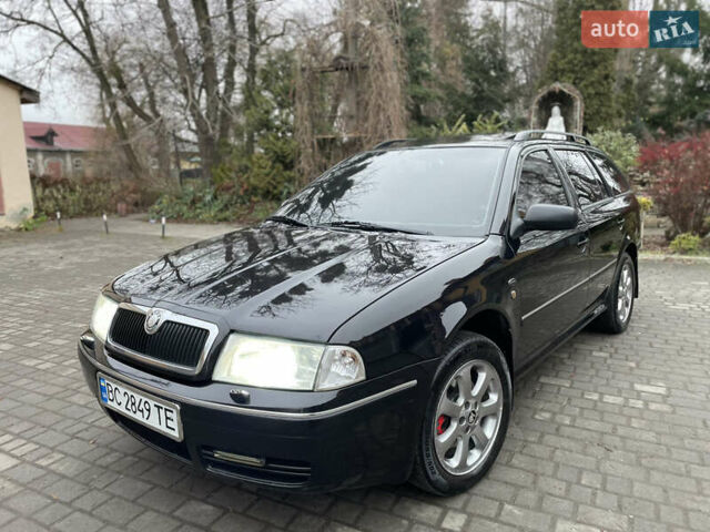 Черный Шкода Октавия, объемом двигателя 1.78 л и пробегом 395 тыс. км за 4500 $, фото 1 на Automoto.ua