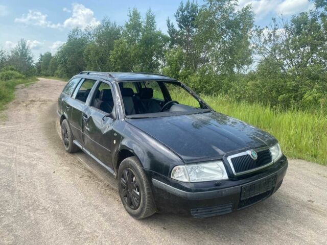 Черный Шкода Октавия, объемом двигателя 2 л и пробегом 273 тыс. км за 1500 $, фото 1 на Automoto.ua