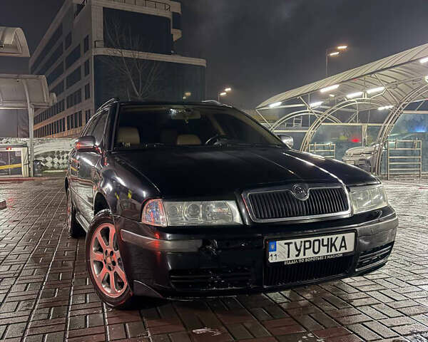 Черный Шкода Октавия, объемом двигателя 1.78 л и пробегом 338 тыс. км за 4300 $, фото 1 на Automoto.ua