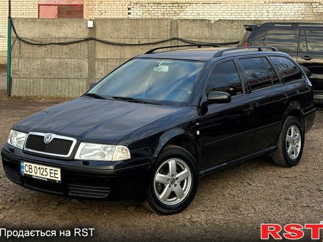Чорний Шкода Октавія, об'ємом двигуна 2 л та пробігом 178 тис. км за 4750 $, фото 1 на Automoto.ua