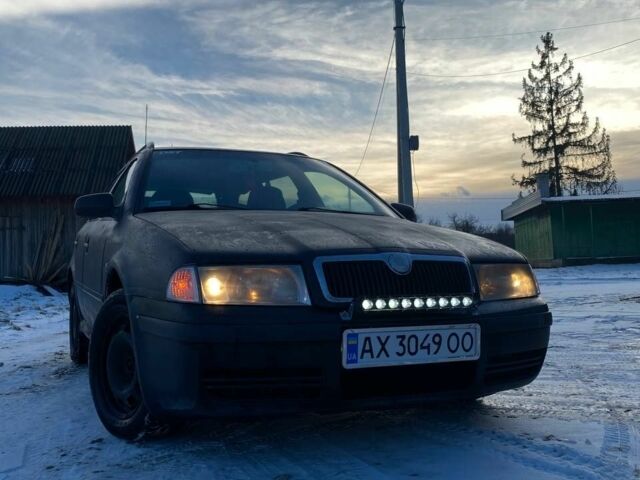 Черный Шкода Октавия, объемом двигателя 1.9 л и пробегом 396 тыс. км за 1800 $, фото 1 на Automoto.ua