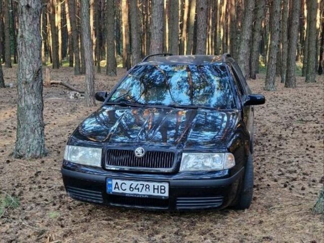 Черный Шкода Октавия, объемом двигателя 1.98 л и пробегом 258 тыс. км за 4300 $, фото 1 на Automoto.ua