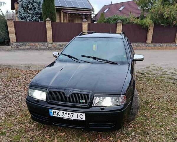 Черный Шкода Октавия, объемом двигателя 1.78 л и пробегом 265 тыс. км за 4500 $, фото 1 на Automoto.ua