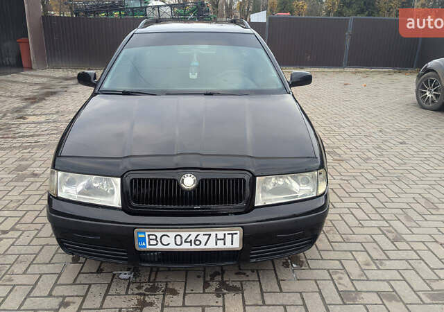 Черный Шкода Октавия, объемом двигателя 1.9 л и пробегом 200 тыс. км за 3650 $, фото 1 на Automoto.ua
