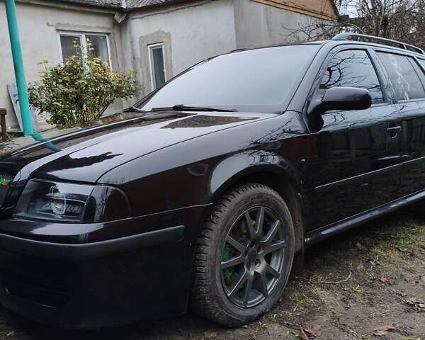 Черный Шкода Октавия, объемом двигателя 1.78 л и пробегом 235 тыс. км за 7000 $, фото 1 на Automoto.ua