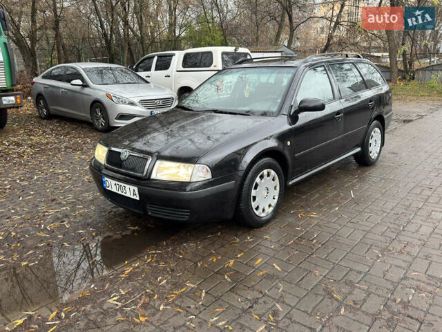 Черный Шкода Октавия, объемом двигателя 1.6 л и пробегом 215 тыс. км за 4800 $, фото 1 на Automoto.ua
