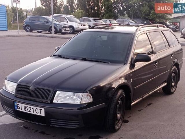 Черный Шкода Октавия, объемом двигателя 1.6 л и пробегом 186 тыс. км за 6100 $, фото 1 на Automoto.ua