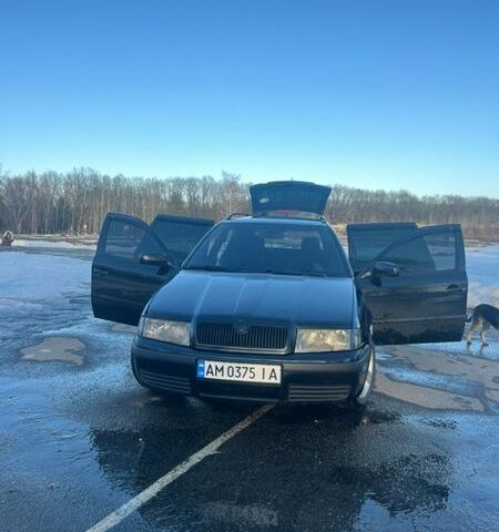 Черный Шкода Октавия, объемом двигателя 1.6 л и пробегом 421 тыс. км за 4400 $, фото 1 на Automoto.ua