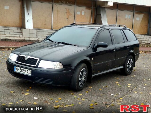 Черный Шкода Октавия, объемом двигателя 1.9 л и пробегом 600 тыс. км за 4200 $, фото 1 на Automoto.ua