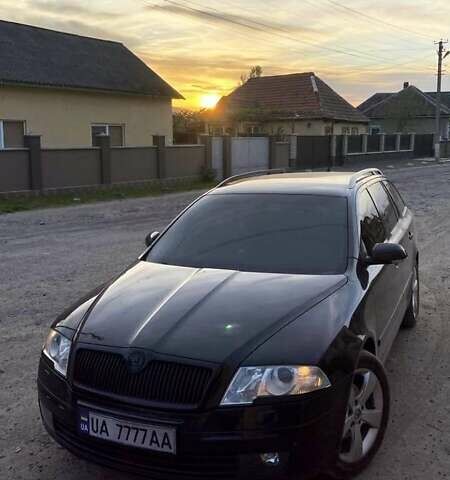 Черный Шкода Октавия, объемом двигателя 2 л и пробегом 270 тыс. км за 5800 $, фото 1 на Automoto.ua