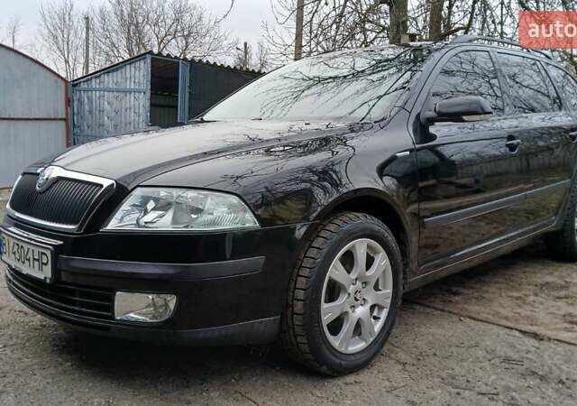 Чорний Шкода Октавія, об'ємом двигуна 1.6 л та пробігом 209 тис. км за 7000 $, фото 1 на Automoto.ua