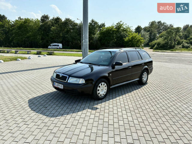 Черный Шкода Октавия, объемом двигателя 1.9 л и пробегом 395 тыс. км за 5000 $, фото 1 на Automoto.ua