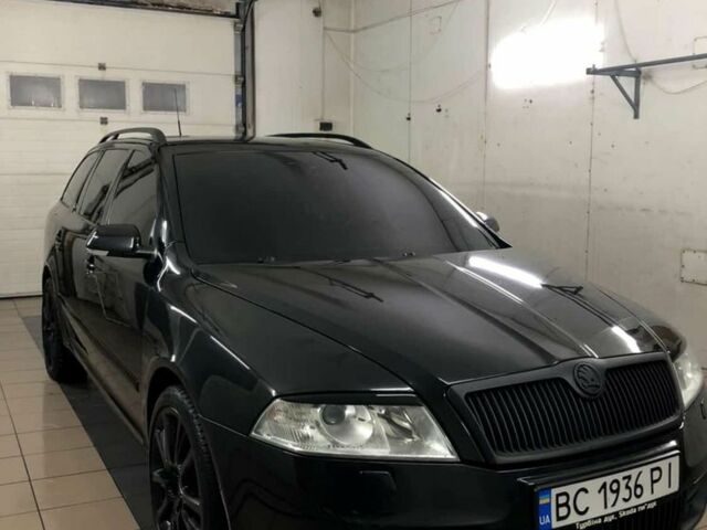 Черный Шкода Октавия, объемом двигателя 2 л и пробегом 240 тыс. км за 7200 $, фото 1 на Automoto.ua