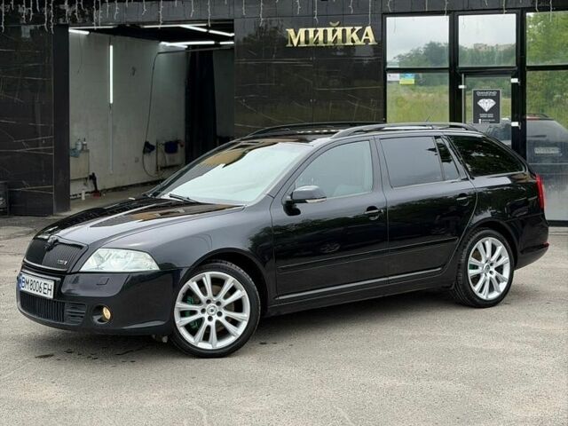 Черный Шкода Октавия, объемом двигателя 2 л и пробегом 216 тыс. км за 6500 $, фото 1 на Automoto.ua