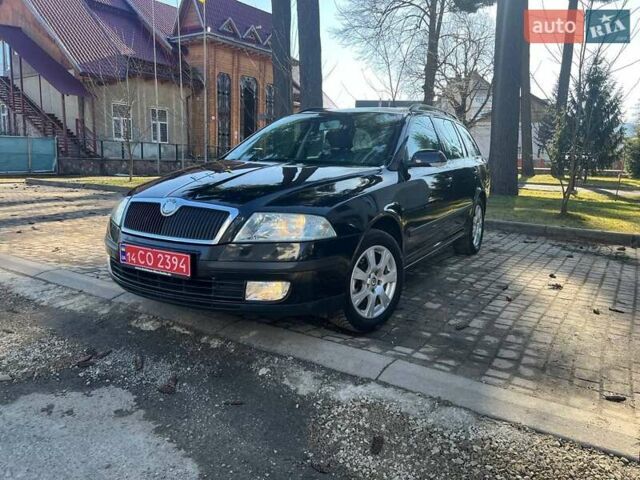 Черный Шкода Октавия, объемом двигателя 1.6 л и пробегом 195 тыс. км за 5700 $, фото 1 на Automoto.ua