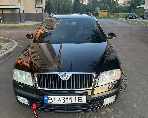 Черный Шкода Октавия, объемом двигателя 1.98 л и пробегом 248 тыс. км за 7500 $, фото 1 на Automoto.ua