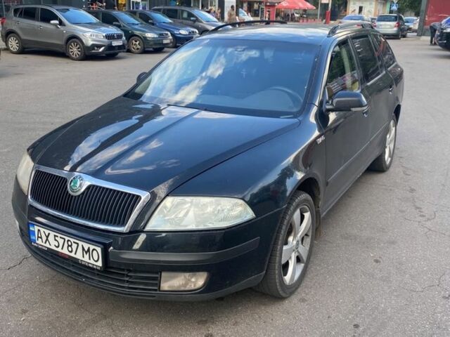 Черный Шкода Октавия, объемом двигателя 2 л и пробегом 290 тыс. км за 6000 $, фото 1 на Automoto.ua