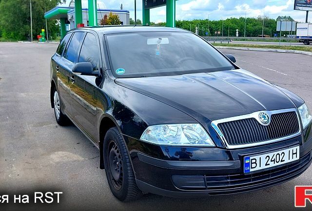 Черный Шкода Октавия, объемом двигателя 1.6 л и пробегом 201 тыс. км за 6200 $, фото 1 на Automoto.ua