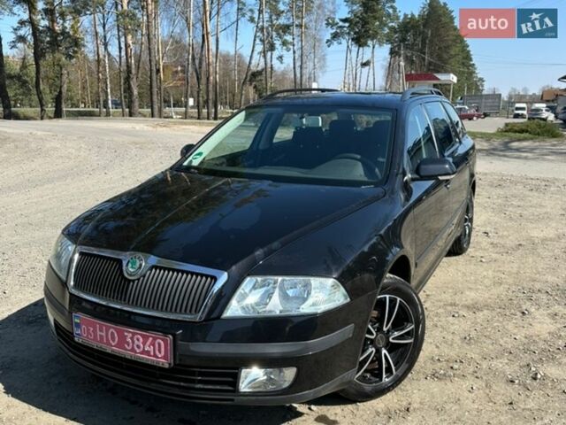 Черный Шкода Октавия, объемом двигателя 1.6 л и пробегом 197 тыс. км за 5350 $, фото 1 на Automoto.ua