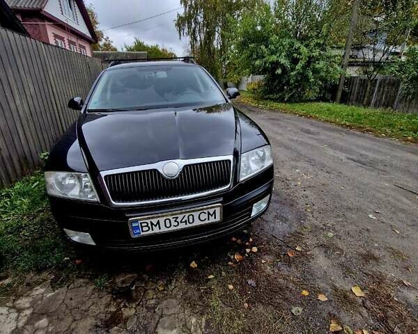 Черный Шкода Октавия, объемом двигателя 1.6 л и пробегом 215 тыс. км за 6500 $, фото 1 на Automoto.ua