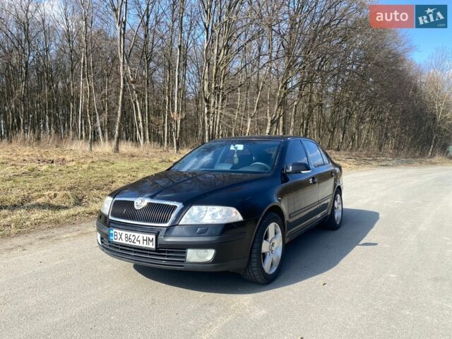 Черный Шкода Октавия, объемом двигателя 2 л и пробегом 391 тыс. км за 5000 $, фото 1 на Automoto.ua